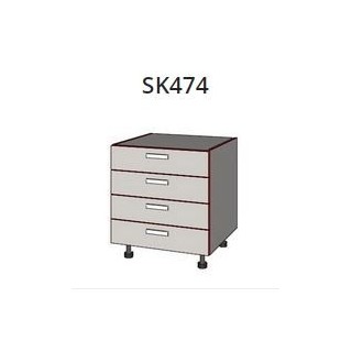 Skrinky pod stôl pre prácu v sede