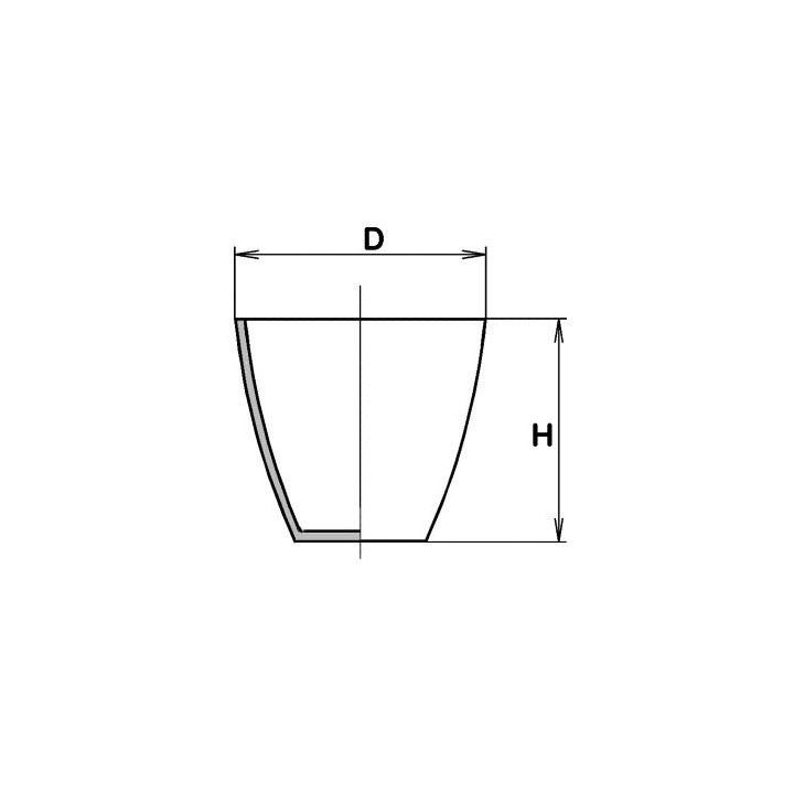 Kelímek spalovací střední