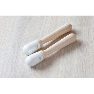 Tlouček třecí se dřevěnou rukojetí drsný, délka 155 mm