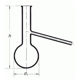 Baňka frakční dle Englera, SIMAX