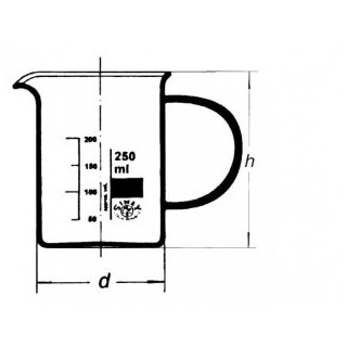 Kadička nízká s uchem a výlevkou, SIMAX