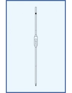 Pipeta nedělená, tř. AS, 2 rysky, rozšířené provedení