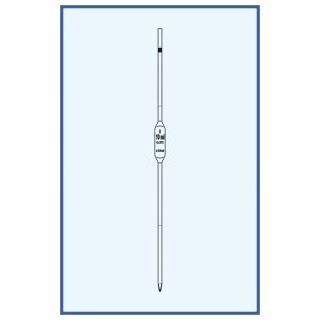 Pipeta nedělená, tř. B, 2 rysky, rozšířené provedení