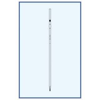 Pipeta nedělená, tř. AS, 1 ryska, bezpečnostní banička