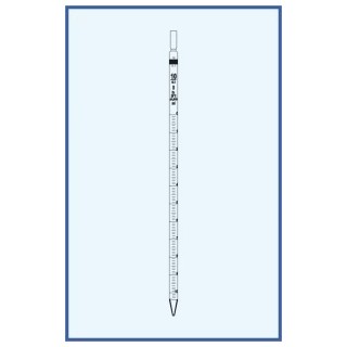 Pipeta dělená, tř. B, úplný výtok