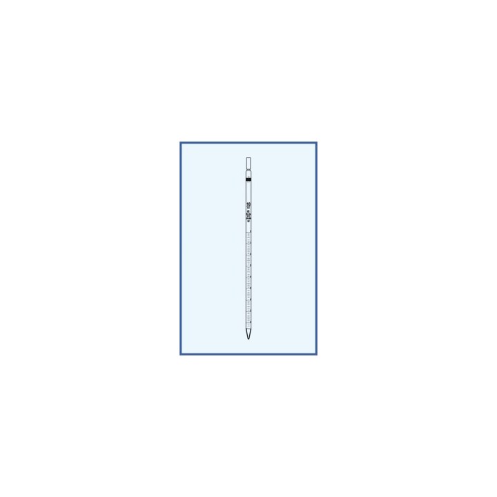 Pipeta dělená, tř. AS, úplný výtok