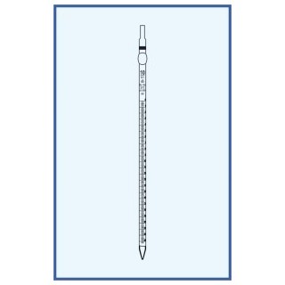 Pipeta dělená, tř. AS, úplný výtok, bezpečnostní banička ověřená - K4