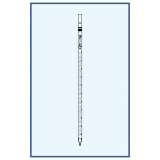 Pipeta dělená, tř. B, částečný výtok