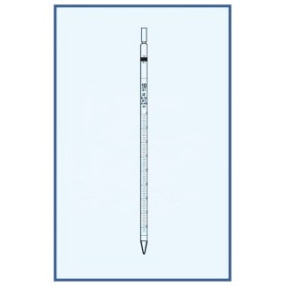 Pipeta dělená, tř. AS, částečný výtok