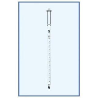 Pipeta dělená, tř. B, s pístem