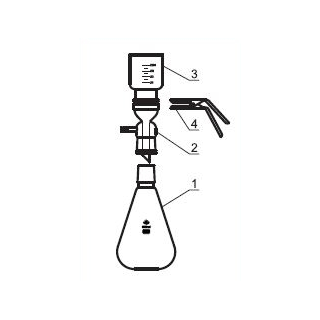 Nálevka válcovitá k filtračnímu zařízení, SIMAX
