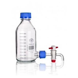 Láhev reagenční - výpust GL 32  kohout PTFE, SIMAX