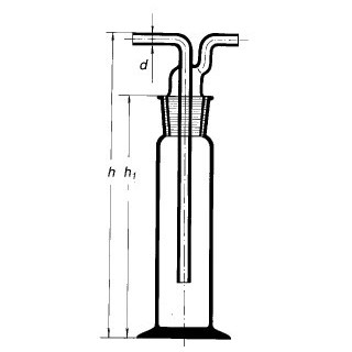 Láhev k promývačce dle Drechslera, SIMAX