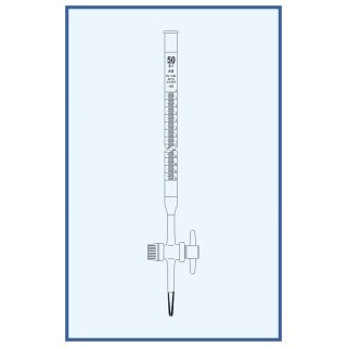 Byreta, tř. AS, se Schellbachovým pruhem, přímý kohout, teflonové kladívko