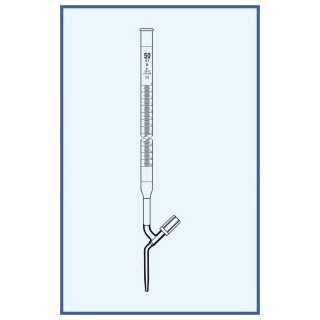 Byreta, tř. B, se Schellbachovým pruhem, přímý teflonový ventil