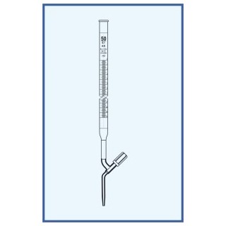 Byreta, tř. AS, se Schellbachovým pruhem, přímý teflonový ventil