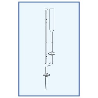 Mikrobyreta dle Banga, tř. AS, se Schellbachovým pruhem, přímý kohout, skleněné kladívko, přepouštěcé kohout, skleněné kladívko