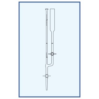Mikrobyreta dle Banga, tř. AS, přímý kohout, teflonové kladívko, přepouštěcí kohout, teflonové kladívko