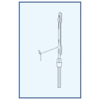 Byreta automatická dle Pelleta, tř. AS, teflonový ventil, přepouštěcí kohout, teflonové kladívko
