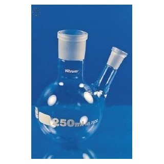 Banka destilačná, guľaté dno