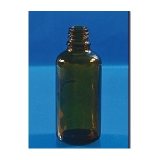Fľaštička na kvapky s GL 18, hnedá