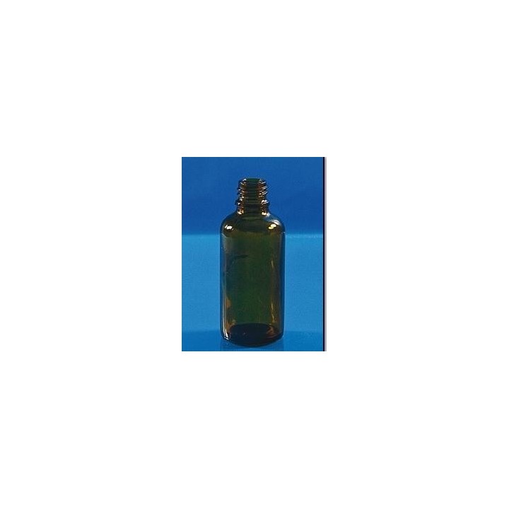 Fľaštička na kvapky s GL 18, hnedá