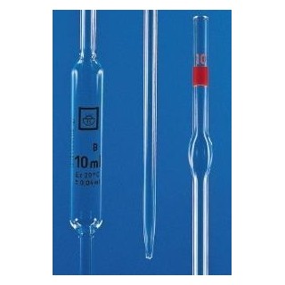 Pipeta nedelená, trieda presnosti B