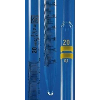 Pipeta delená, trieda presnosti B