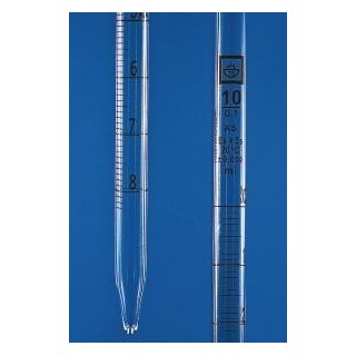 Pipeta delená, trieda presnosti AS, overená