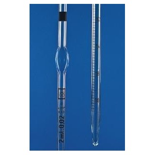 Pipeta delená, trieda presnosti B