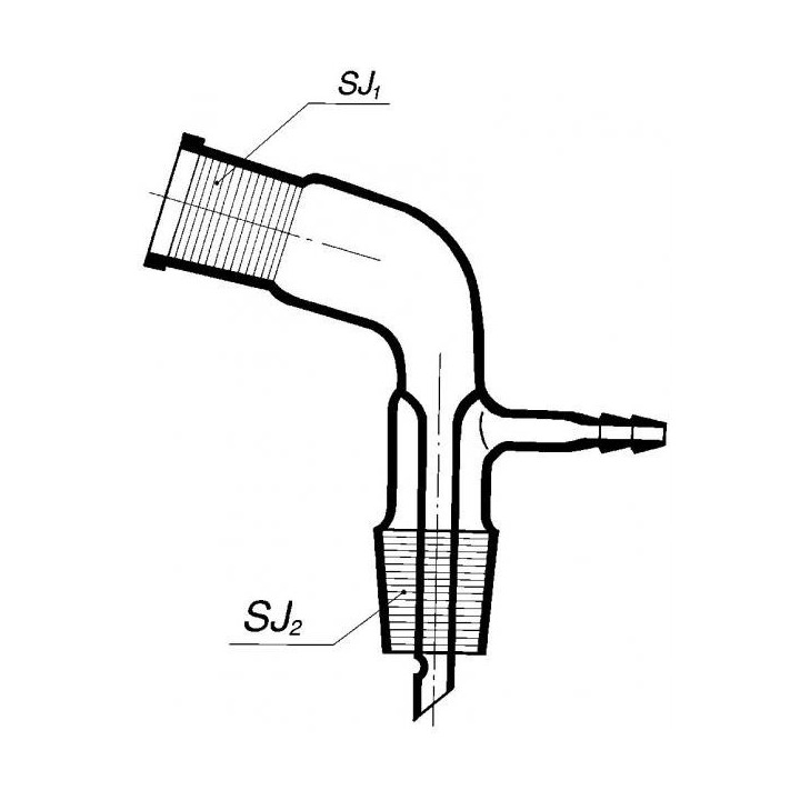Predloha destilačná (alonž) s olivkou a NZ