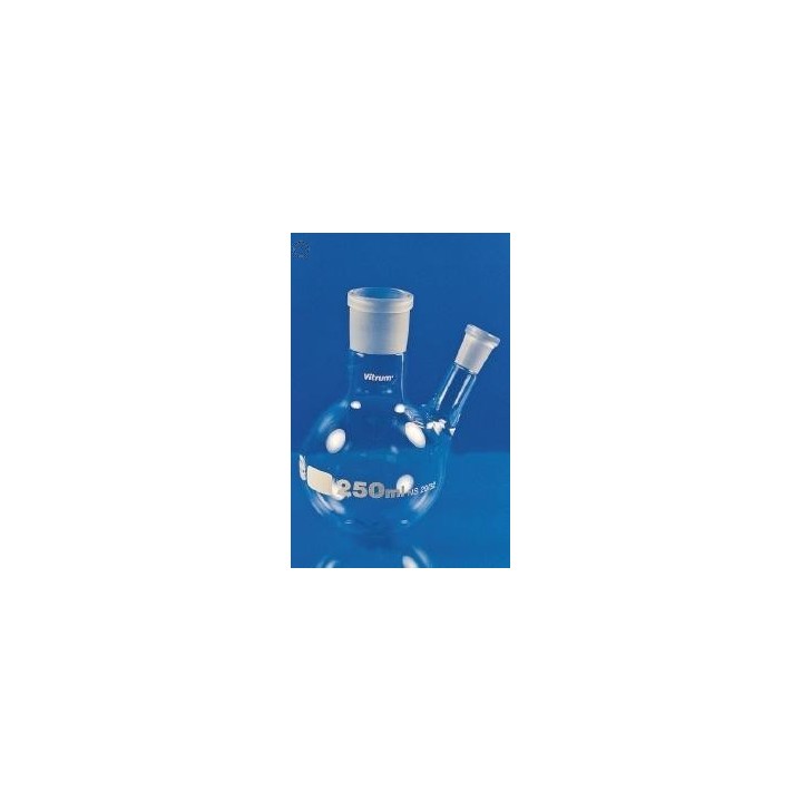 Banka destilačná, guľaté dno