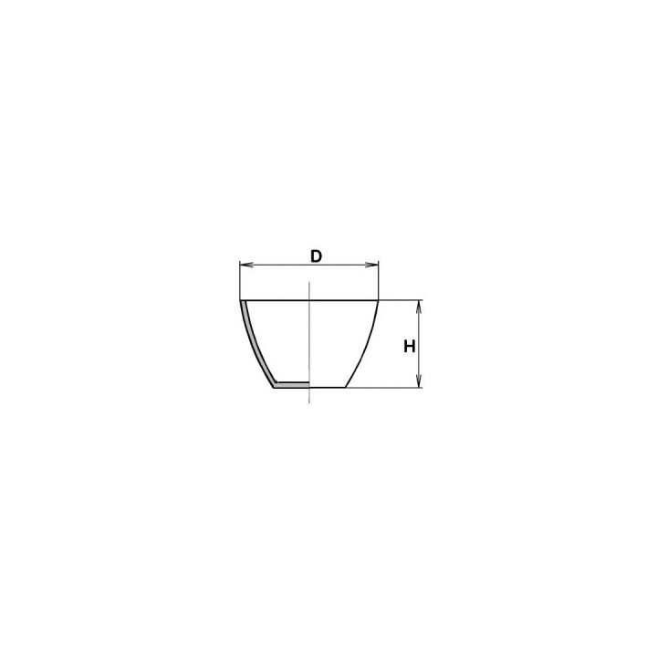 Kelímek spalovací nízký