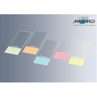 Mikrosklo podložné s farebnou plôškou UniMark