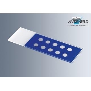 Mikrosklo podložné s epoxidovou maskou