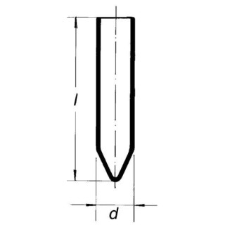 Skúmavka centrifugačná so špicatým dnom, uhol 60°