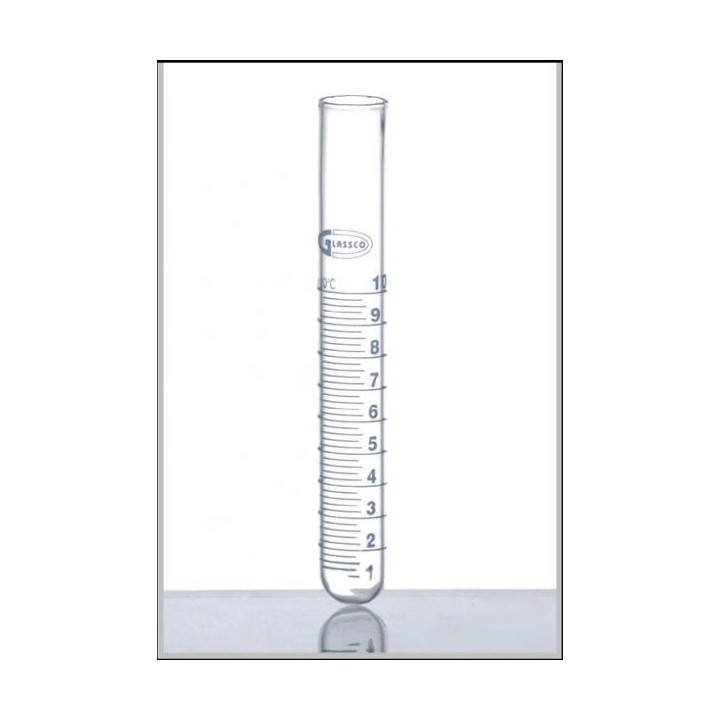 Skúmavka centrifugačná s guľatým dnom, so stupnicou