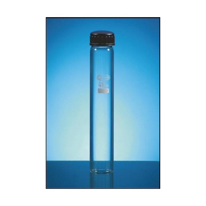 Skúmavka kultivačná s plochým dnom, uzáverom z PP a tesnením z PTFE