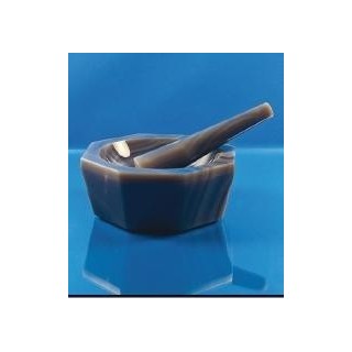 Miska trecia achátová s tĺčikom