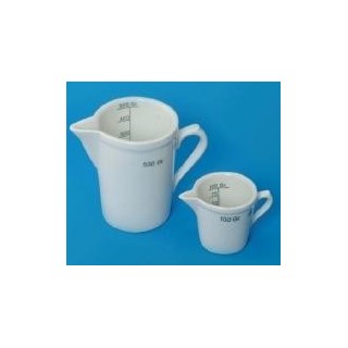 Odmerka s vnútornou stupnicou, porcelánová